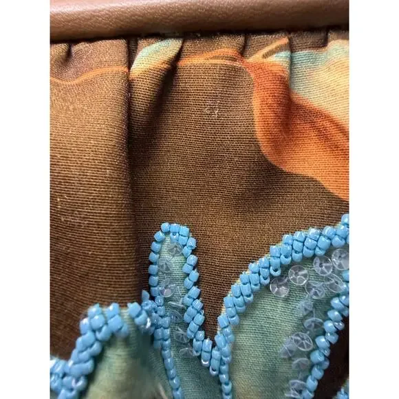 Y2K Isabella Fiore Beaded Large Floral Hand Bag